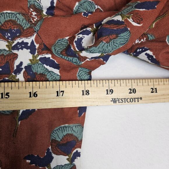 Victoria Dunn Billy Blouse Cinnamon Carnation Top Western Boho Cotton Womens S - Picture 11 of 13